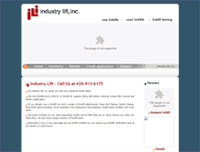 Tablet Screenshot of industrylift.com